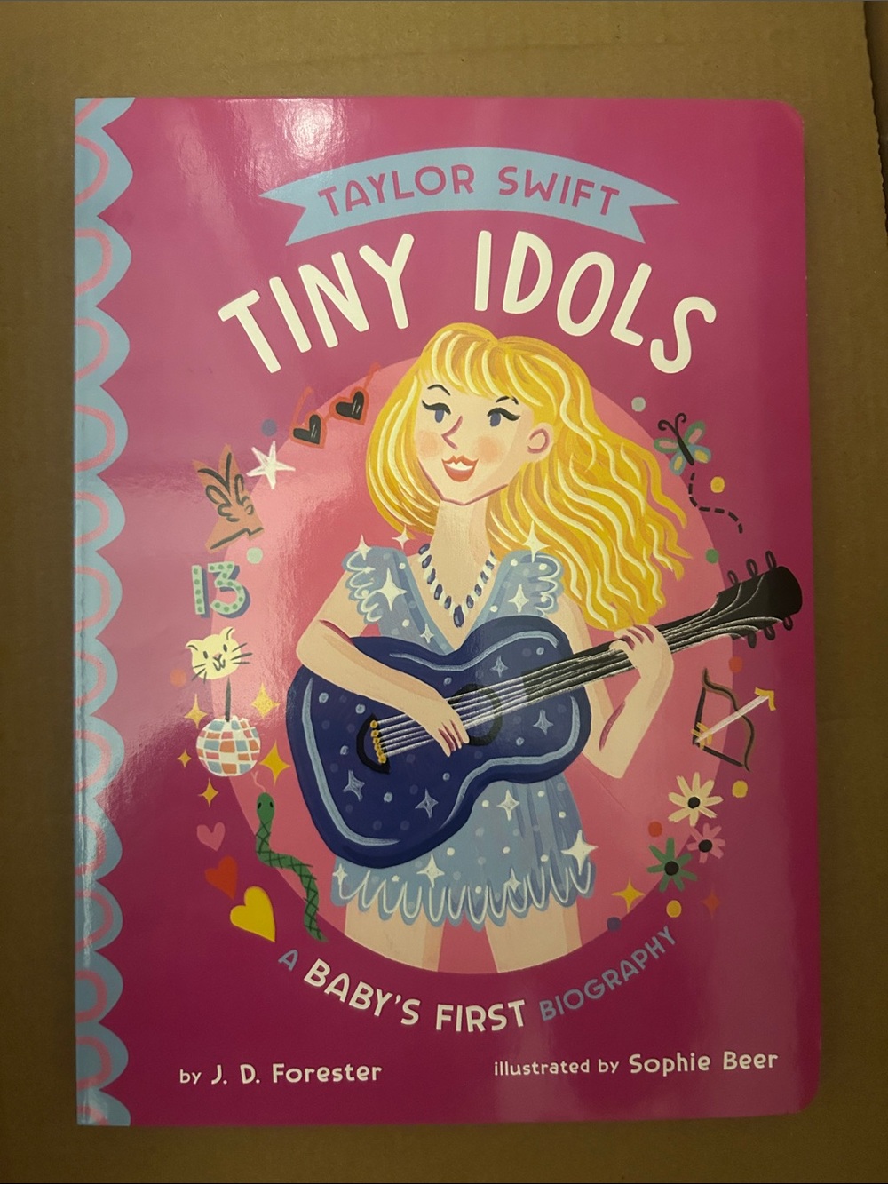 Taylor Swift Pink & Blue Tiny Idols Board Book